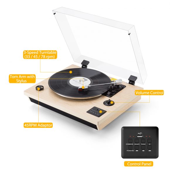 Shuman Turntable MC-262-oak